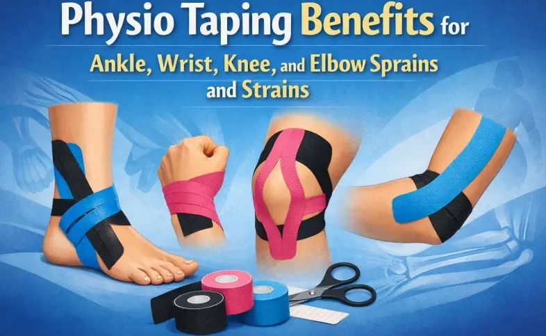 Taping physio benefits in abbotsford