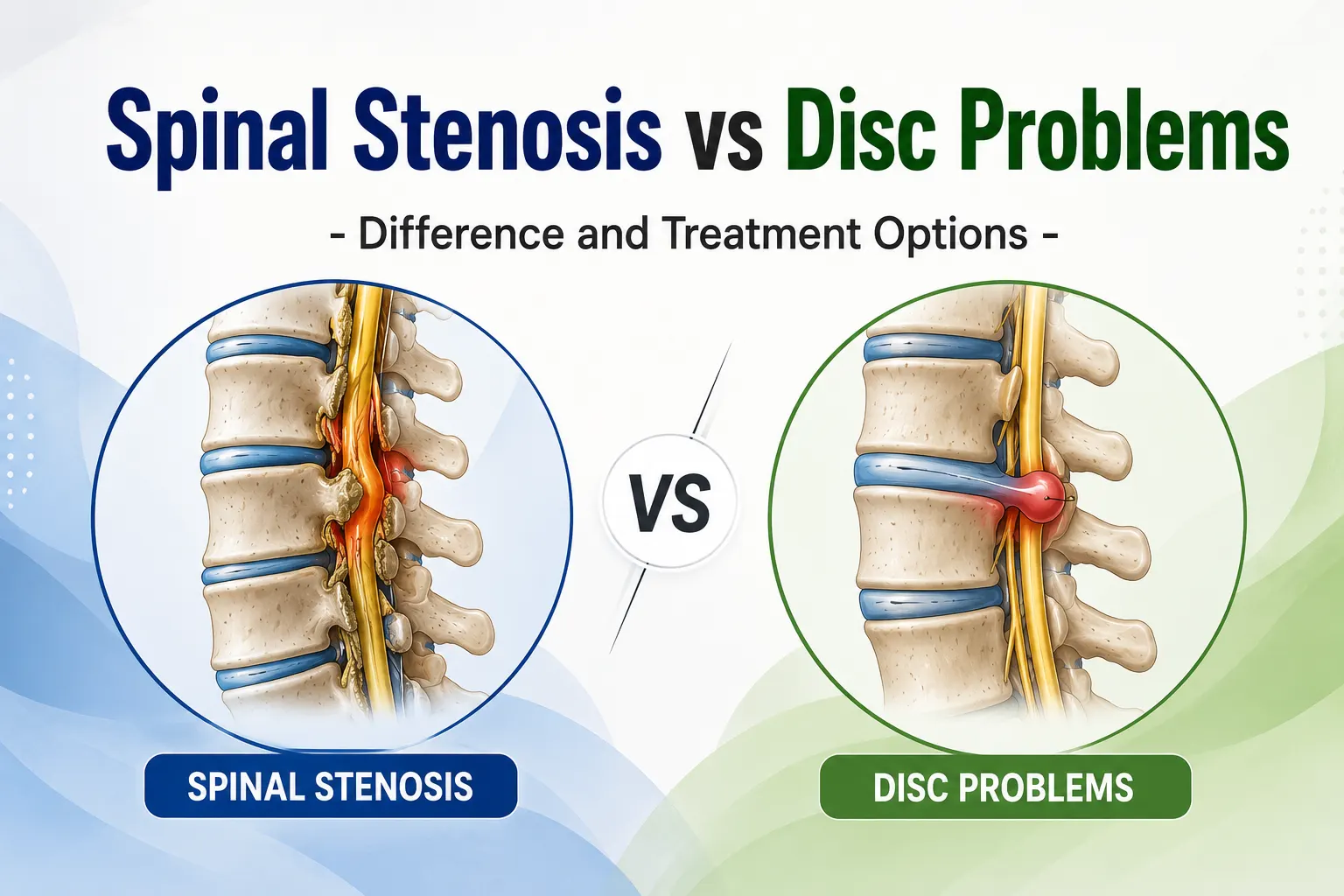 Physio Jimmy’s Insights: Spinal Stenosis vs Disc Problems – Difference and Treatment Options