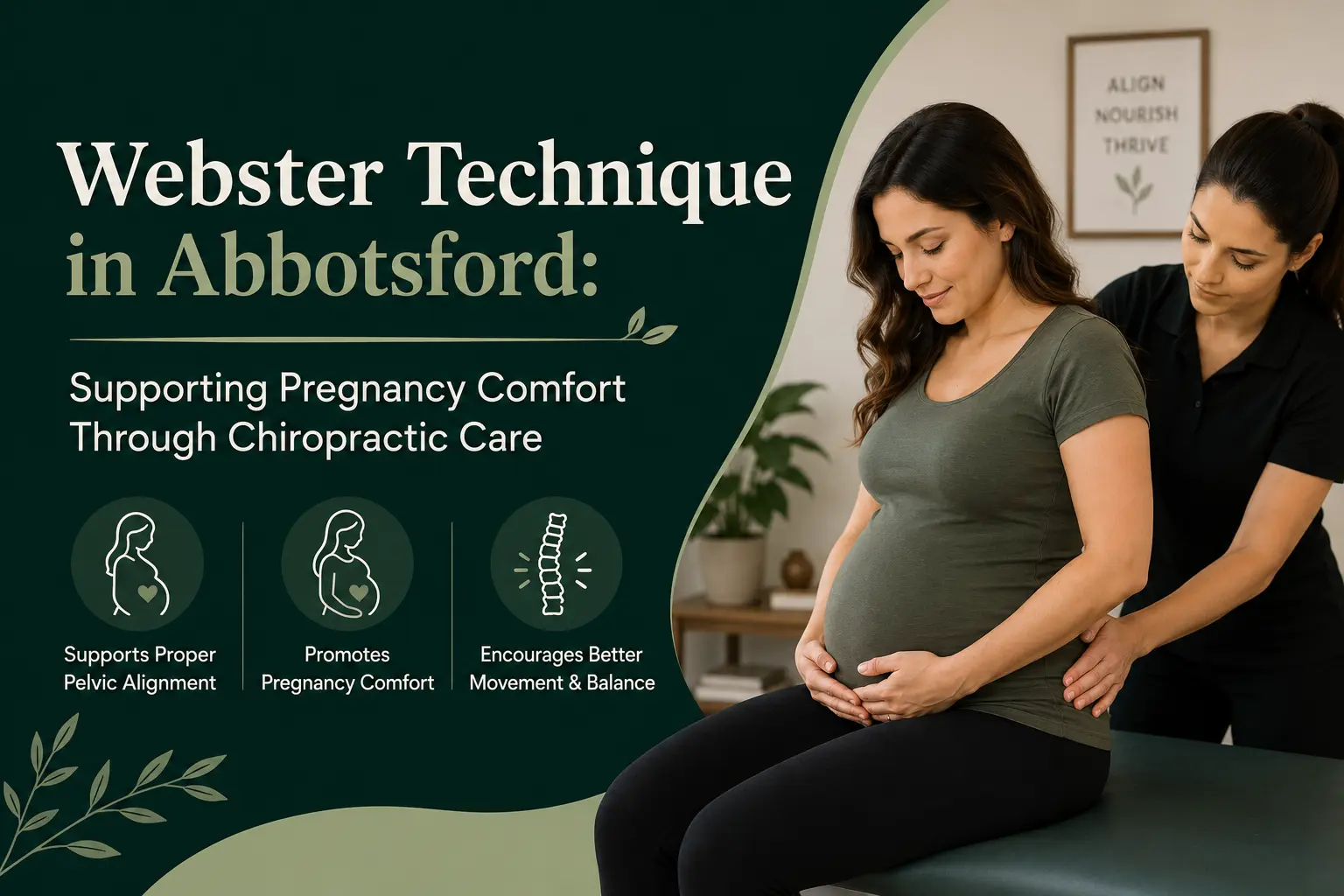 Webster Technique in Abbotsford: Supporting Pregnancy Comfort Through Chiropractic Care