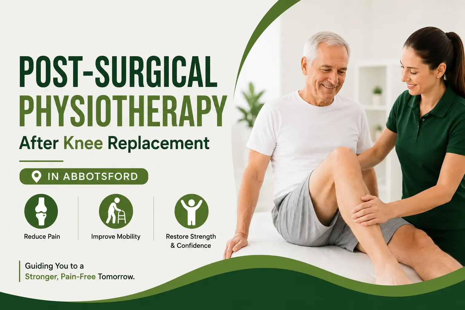 Post-Surgical Physiotherapy After Knee Replacement in Abbotsford | Townline Physiotherapy