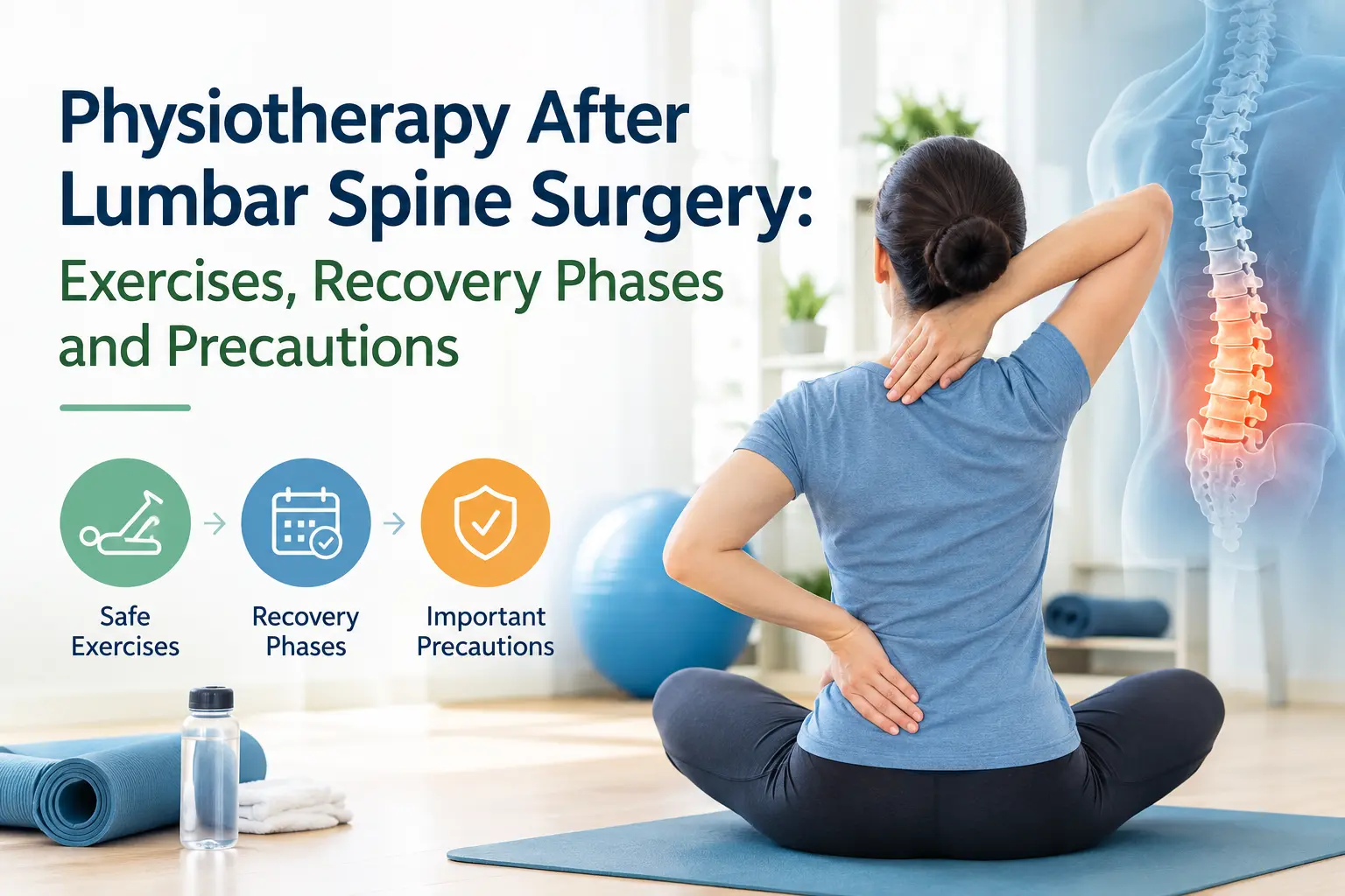 Physiotherapy After Lumbar Spine Surgery: Exercises, Recovery Phases and Precautions